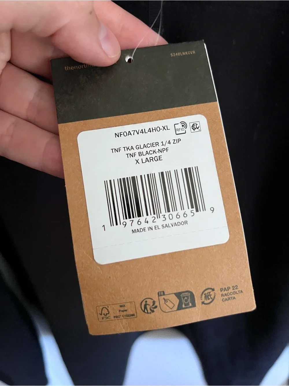 The North Face lightweight warm